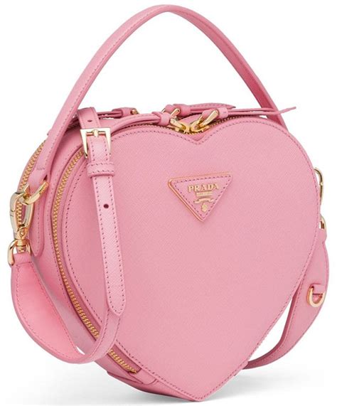 prada hear bag|Prada heart shaped bag.